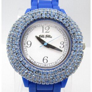 Women Follie Follie BLING Quartz WR Analog 43mm Dial Causal Round Watch (F750)